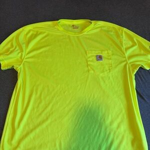 Carhartt Men's Bright Yellow Short Sleeve Tee